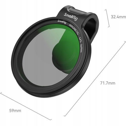 Filtr CPL Smallrig z adapterem filtra 52 mm L830 Marka SmallRig