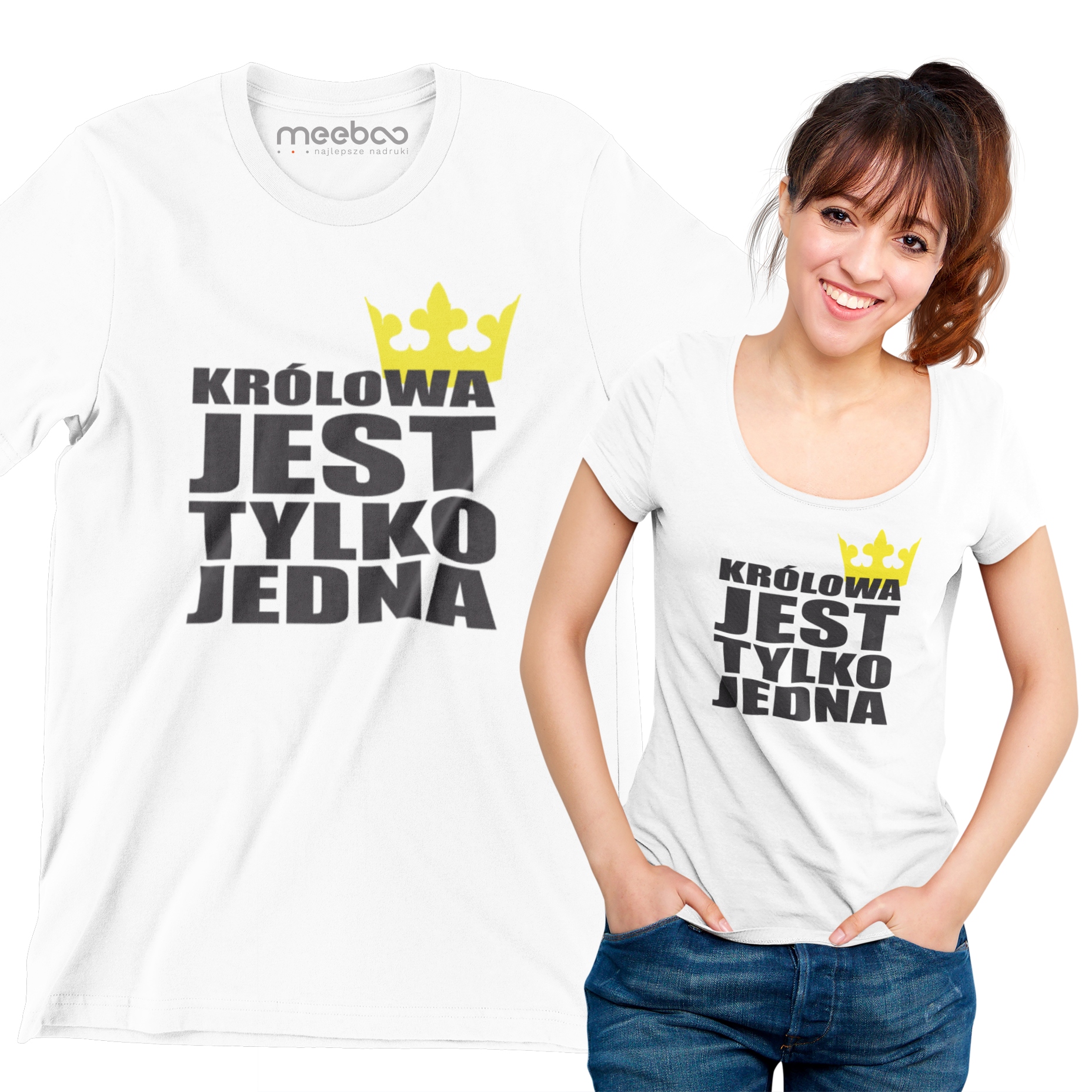 

Koszulka Tshirt Królowa Jest Tylko Jedna Prezent