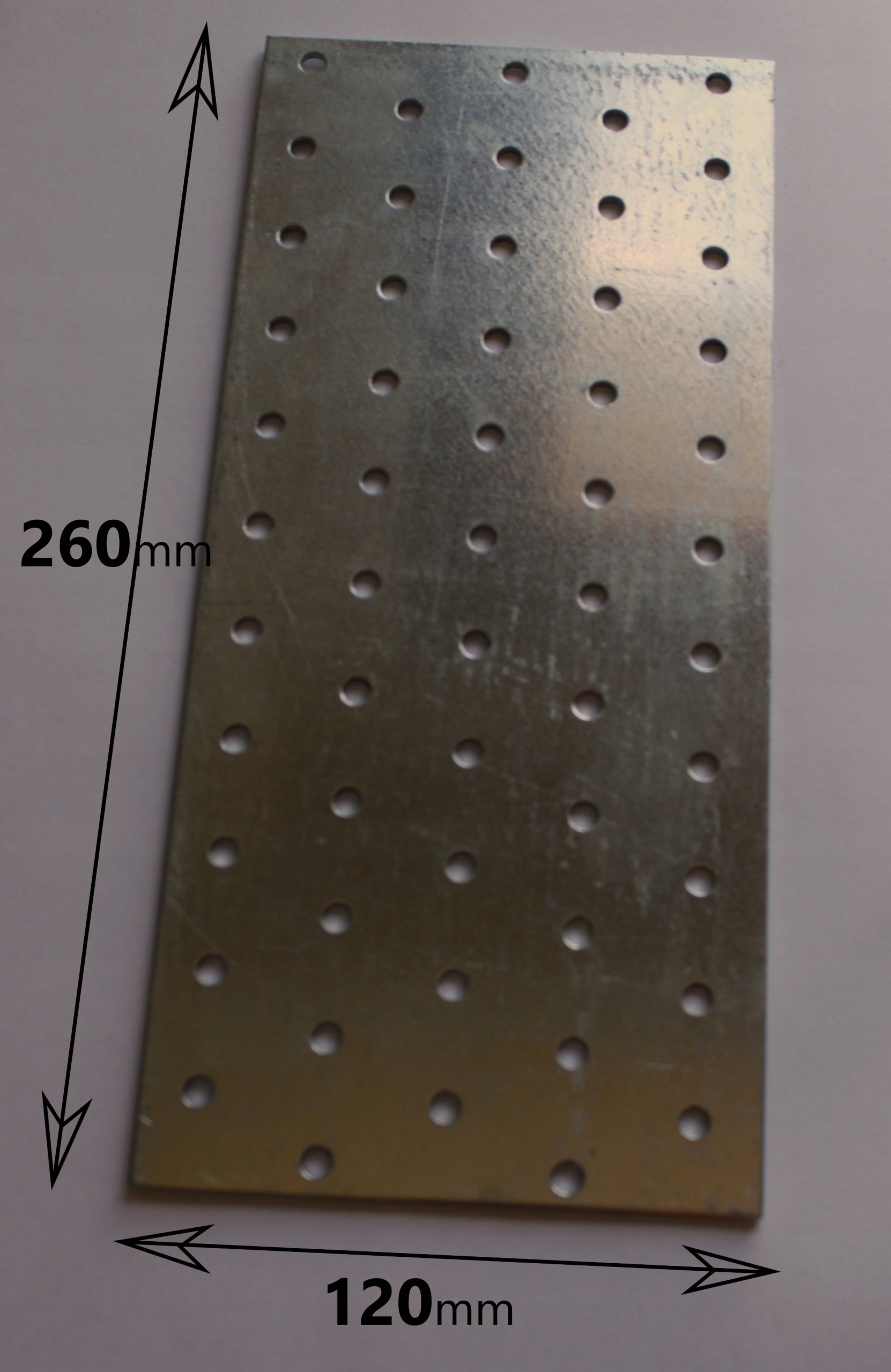 

Płytka perforowana Łącznik płaski 120x260 1szt.