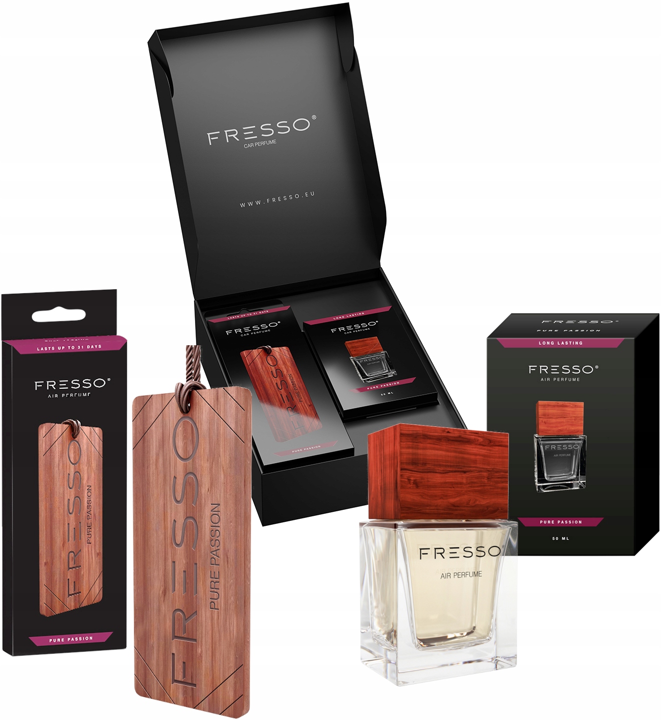 FRESSO PURE PASSION zapach prezent gift do auta