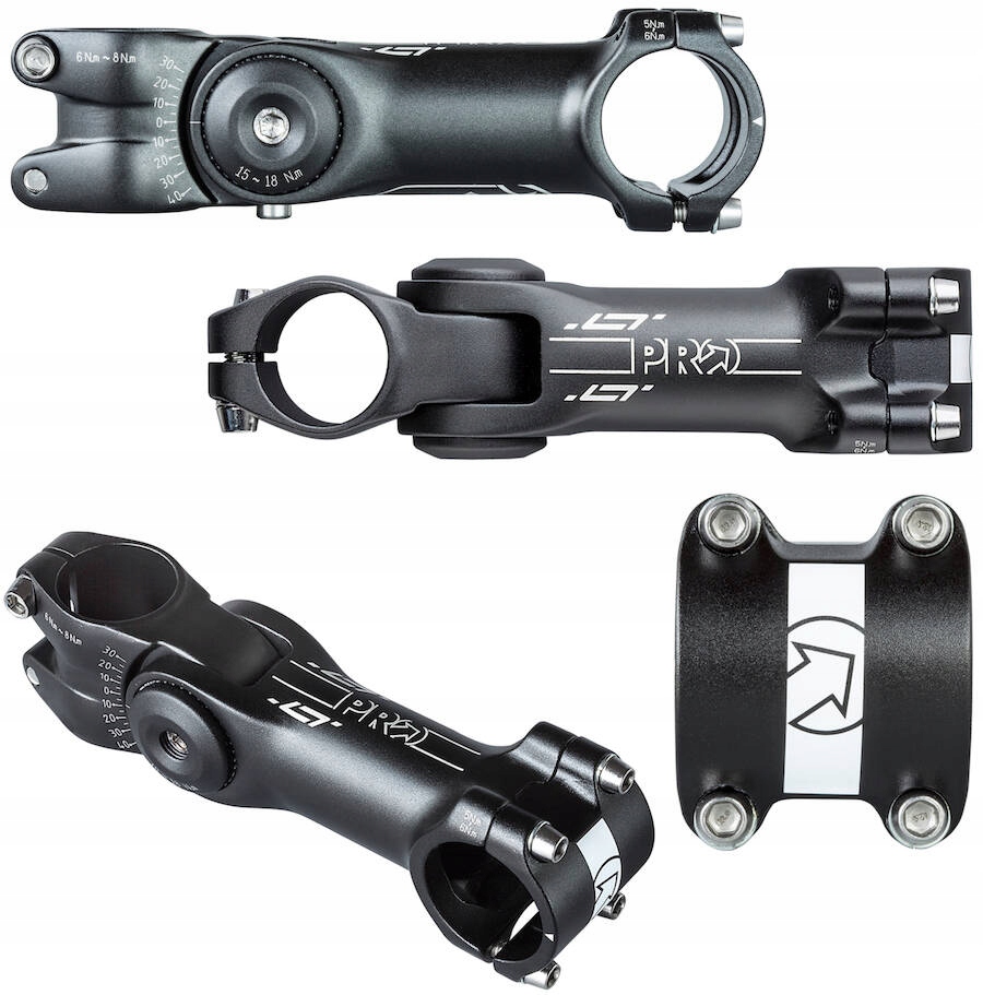 Cyklistický můstek Pro Lt 110 mm 31.8 mm nastavitelný Silniční Mtb držák