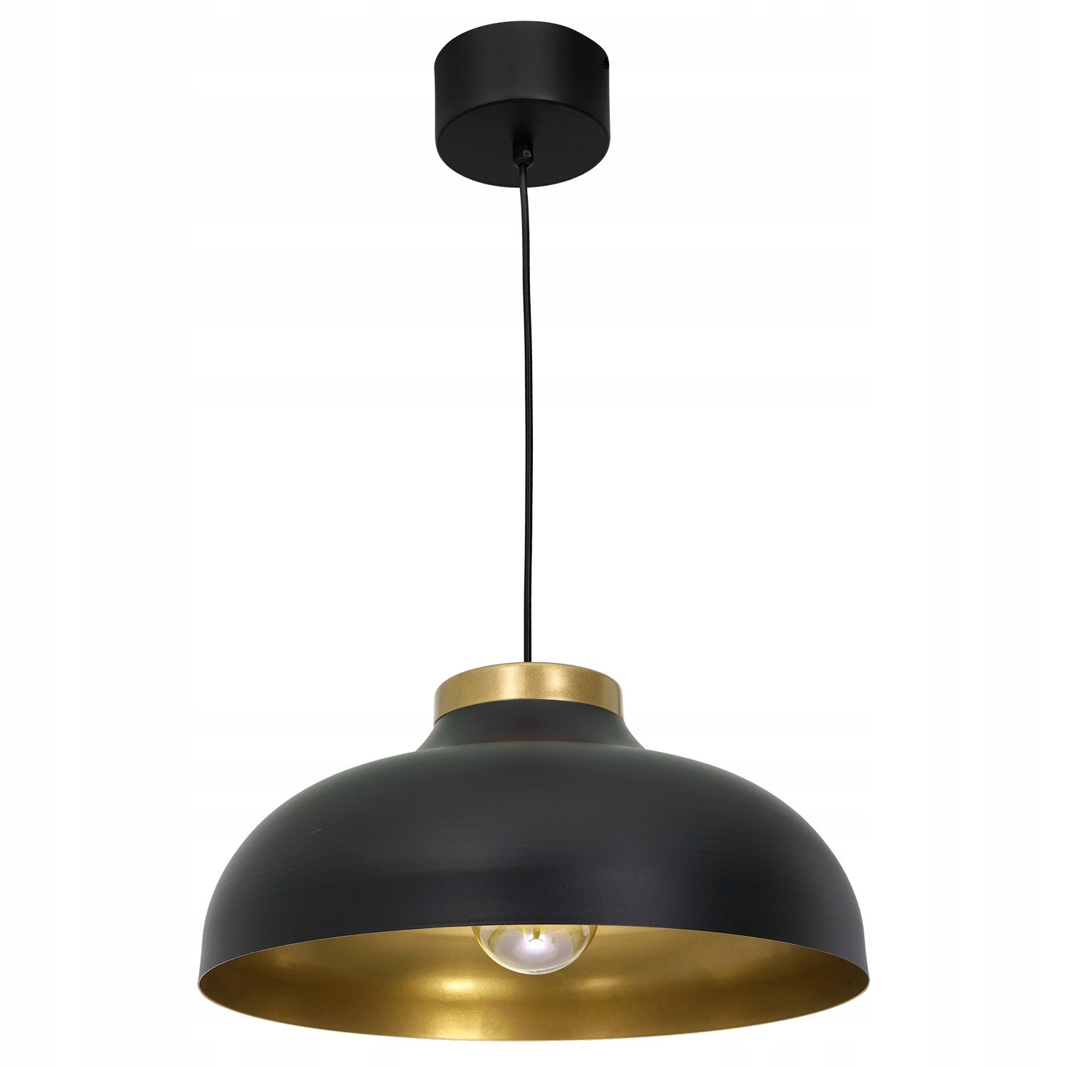 Závěsná Lampa Luminex Basca 1733 Černá/zlatá