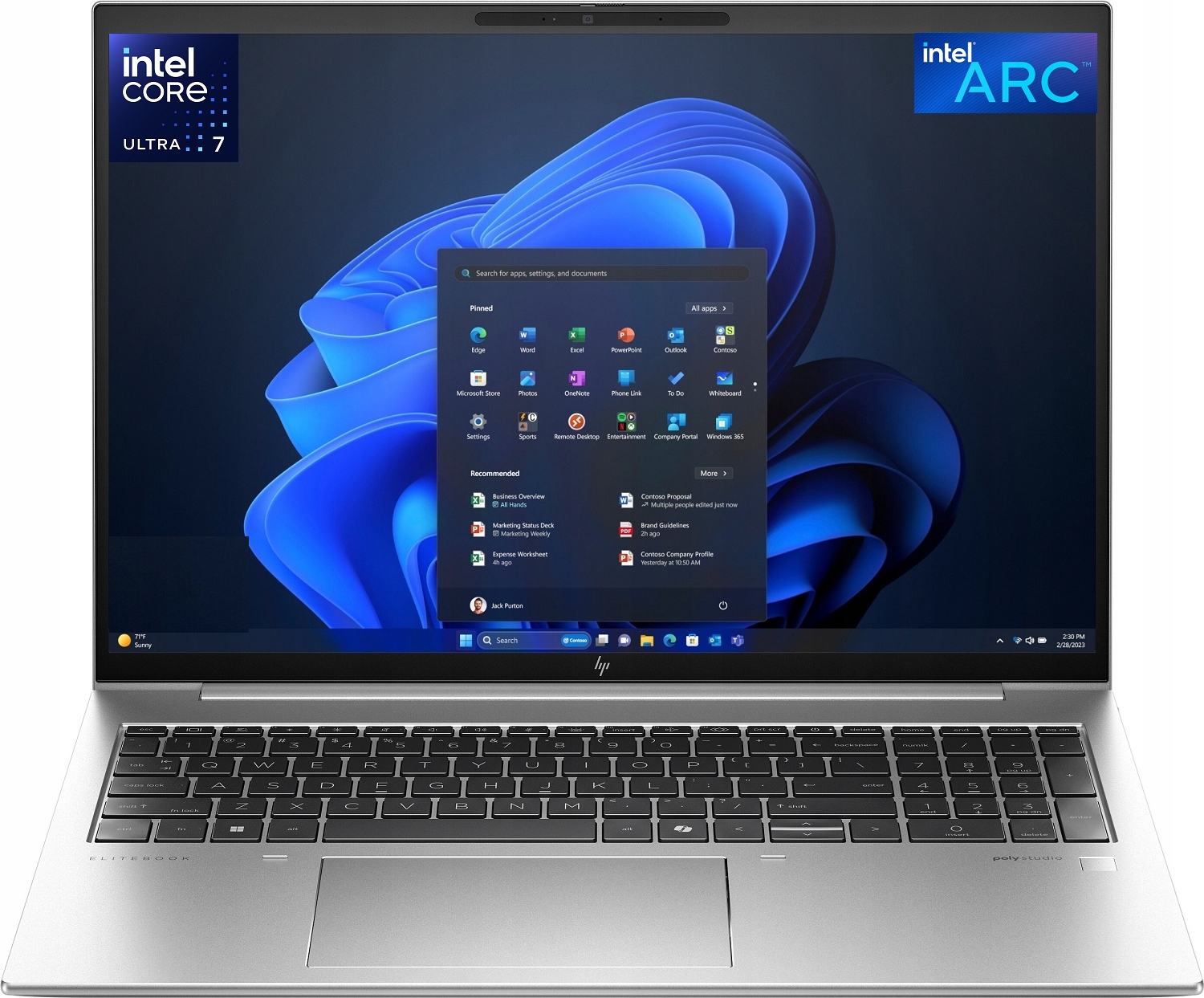 Notebook Hp EliteBook 860 G11 16" Fhd+ Ultra 7 155H 16GB SSD1024GB W11