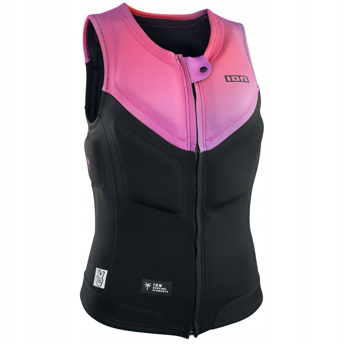 Kamizelka Ion Ivy Vest Front Zip Women Pink Gradient 2023 Xxs