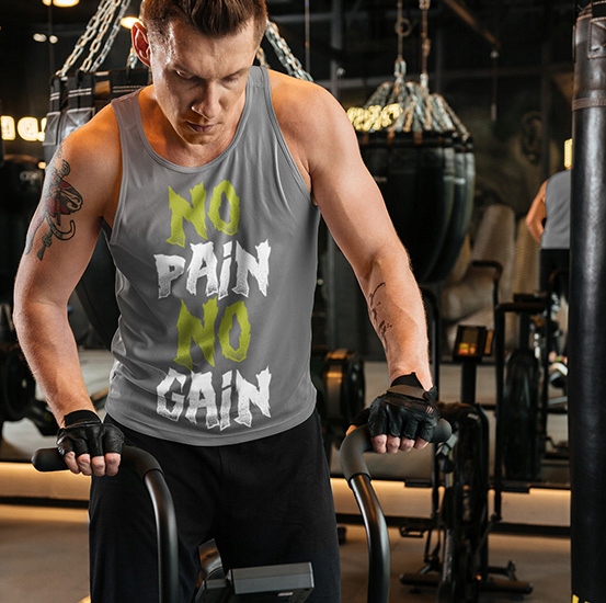 TANK TOP SIŁOWNIA NO PAIN NO GAIN 6 Marka inna