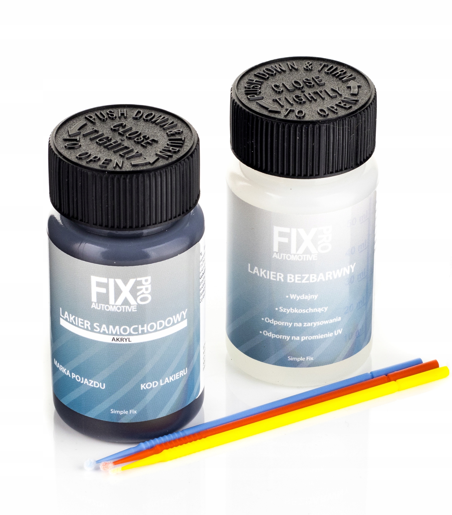 FixPro LAKIER SAMOCHODOWY KIA L2B ZAPRAWKA + BEZBARWNY 50ml