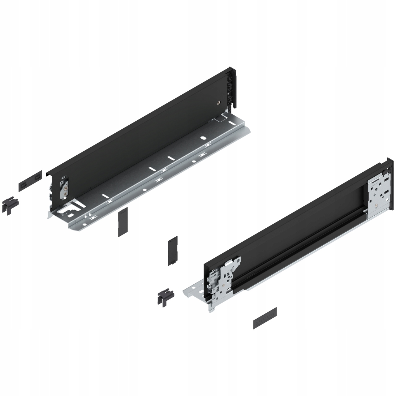 Blum 770M4001S Bok szuflady Legrabox wewnętrzny wysokość 90.5 mm dł.=400 mm