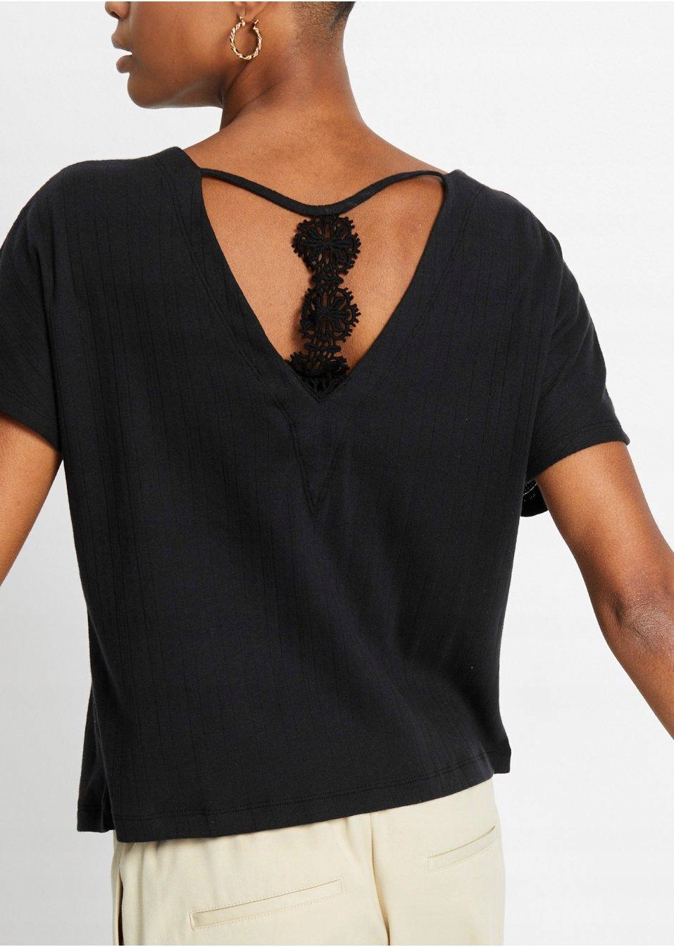 BONPRIX KOSZULA Z KORONKĄ __48 Rozmiar 48