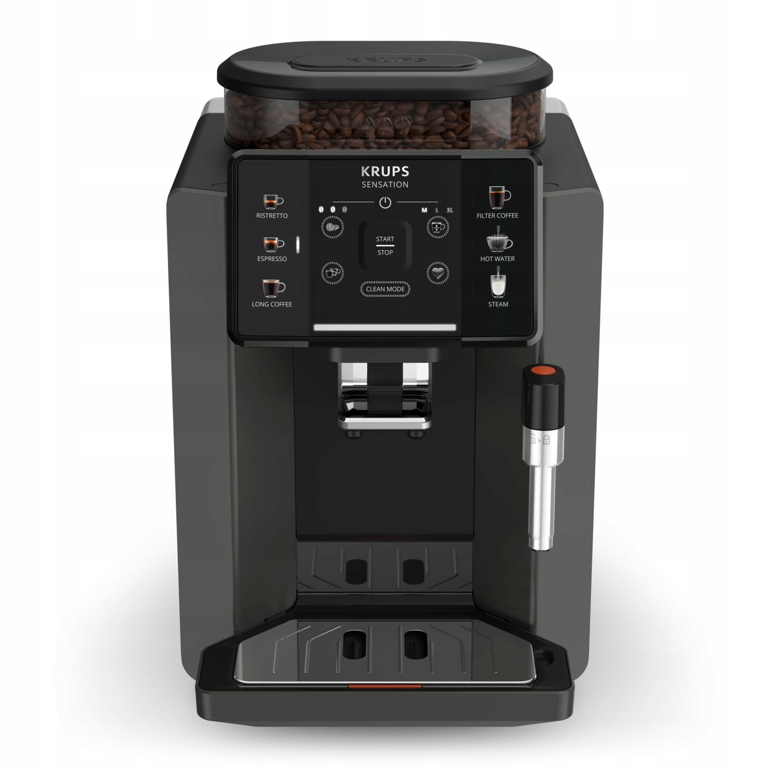 Krups kávovar Sensation s tryskou na mliečnu penu, espresso