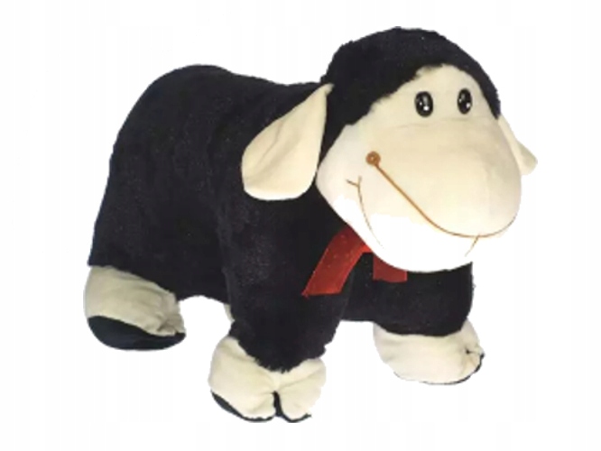 czarna OWCA / PODUSZKA 2w1 plusz MASKOTKA ozdoba EAN (GTIN) 5901500236966