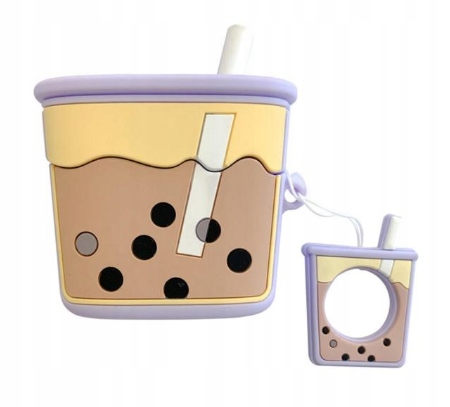 

Etui Na Słuchawki Airpods Bubble Tea Fiolet