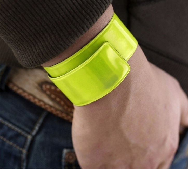 100 x OPASKA ODBLASKOWA OPASKI NA RĘKĘ ROWER 40CM Rozmiar uniwersalny