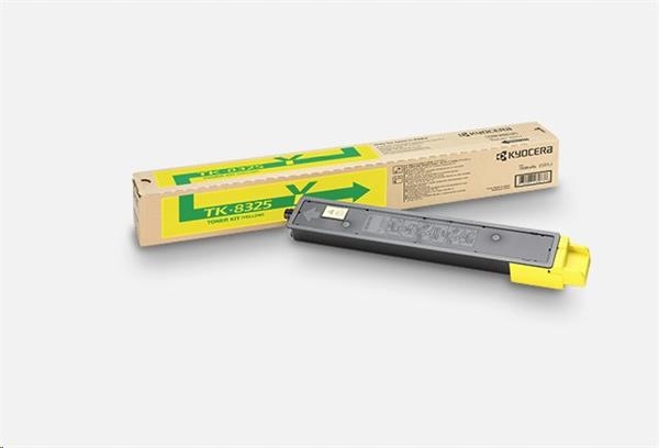 Kyocera TK-8325Y Toner yellow na 12 000 A4 (pri 5% pokrytí), pre TASKalfa…