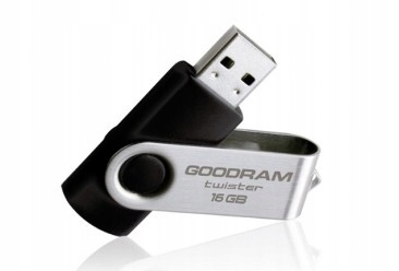 Goodram Twister 16 Gb Pendrive Metalowy Obrotowy Usb 2.0
