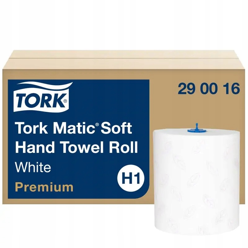 Tork 290016 Ręcznik papierowy Matic H1 2 warstwowy biały, 6 rolek, chłonny