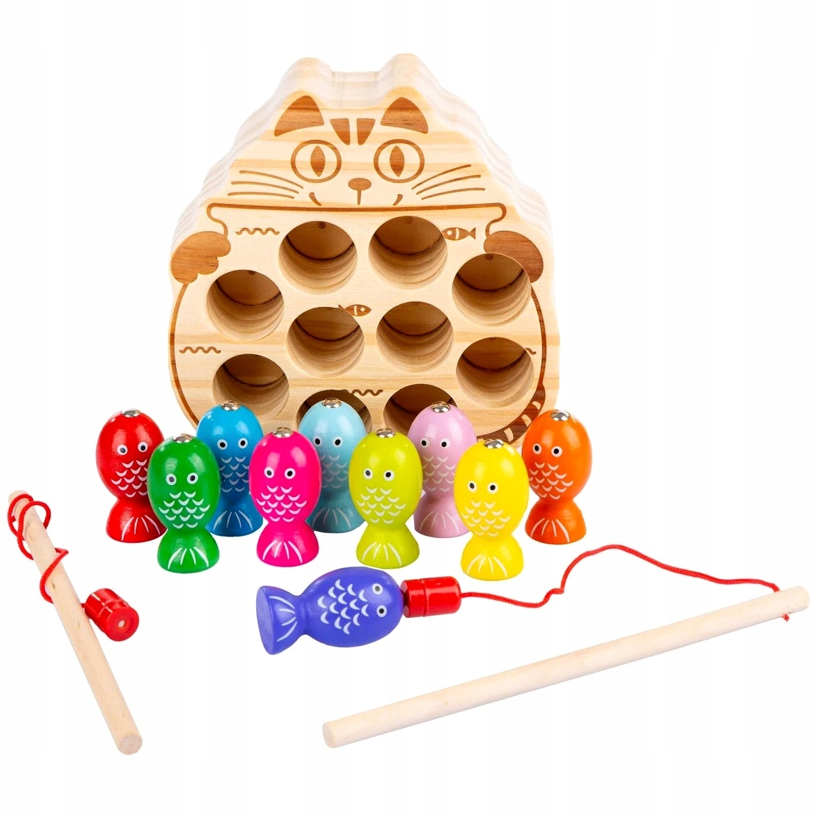 ZŁAP ROBACZKA ROBAKA GRA MAGNETYCZNA MONTESSORI Marka QULKI