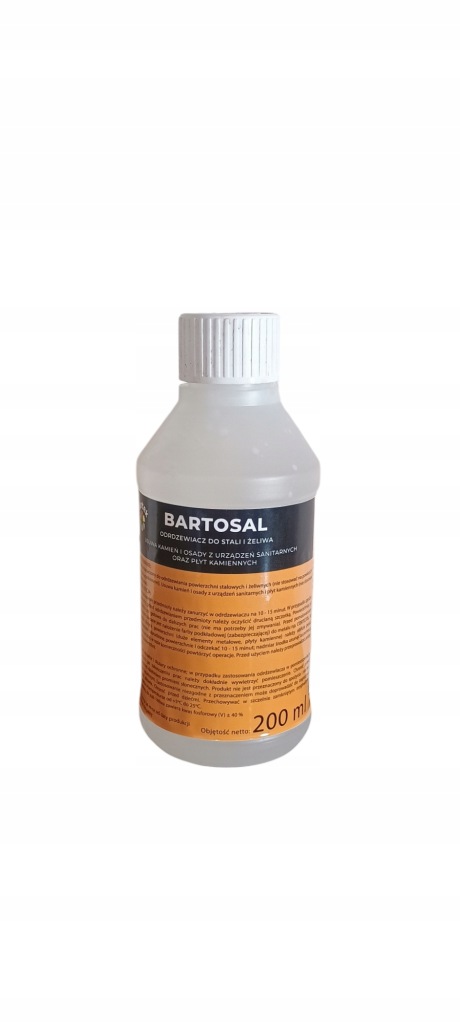 Odrdzewiacz Bartosal 200ML Ulepszony Fosall 40%
