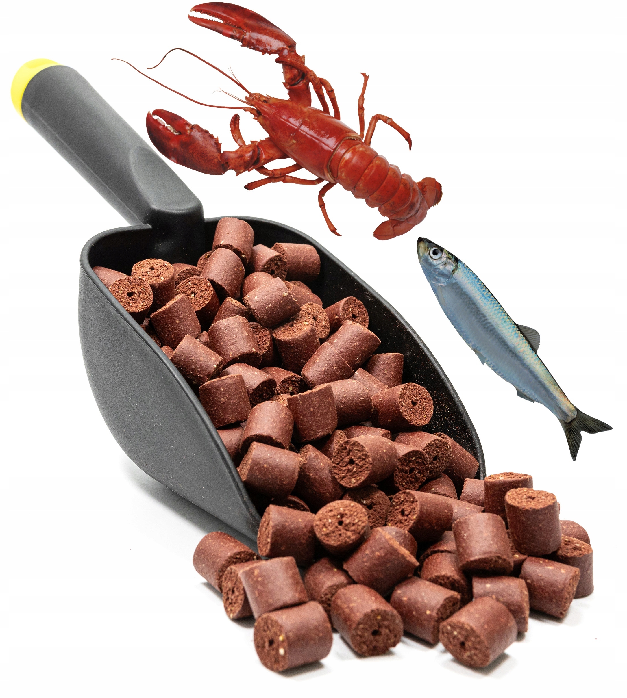 Pellet Zanętowy Wędkarski Harison 6mm Rak Szprot 9kg karp lin leszcz amur