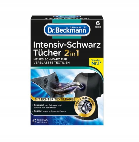 

Chusteczki do prania czarnego Dr Beckmann 6szt.DE