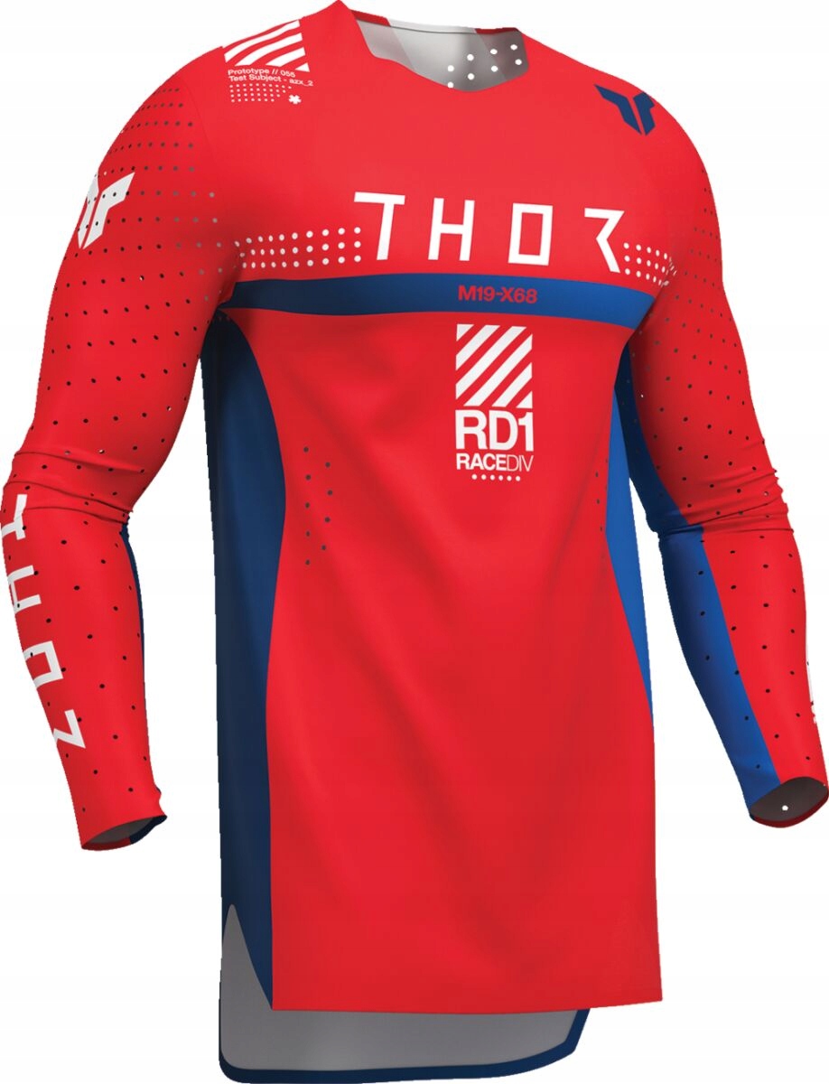 Mikina Na Cross Thor Sportmode Synth Red M