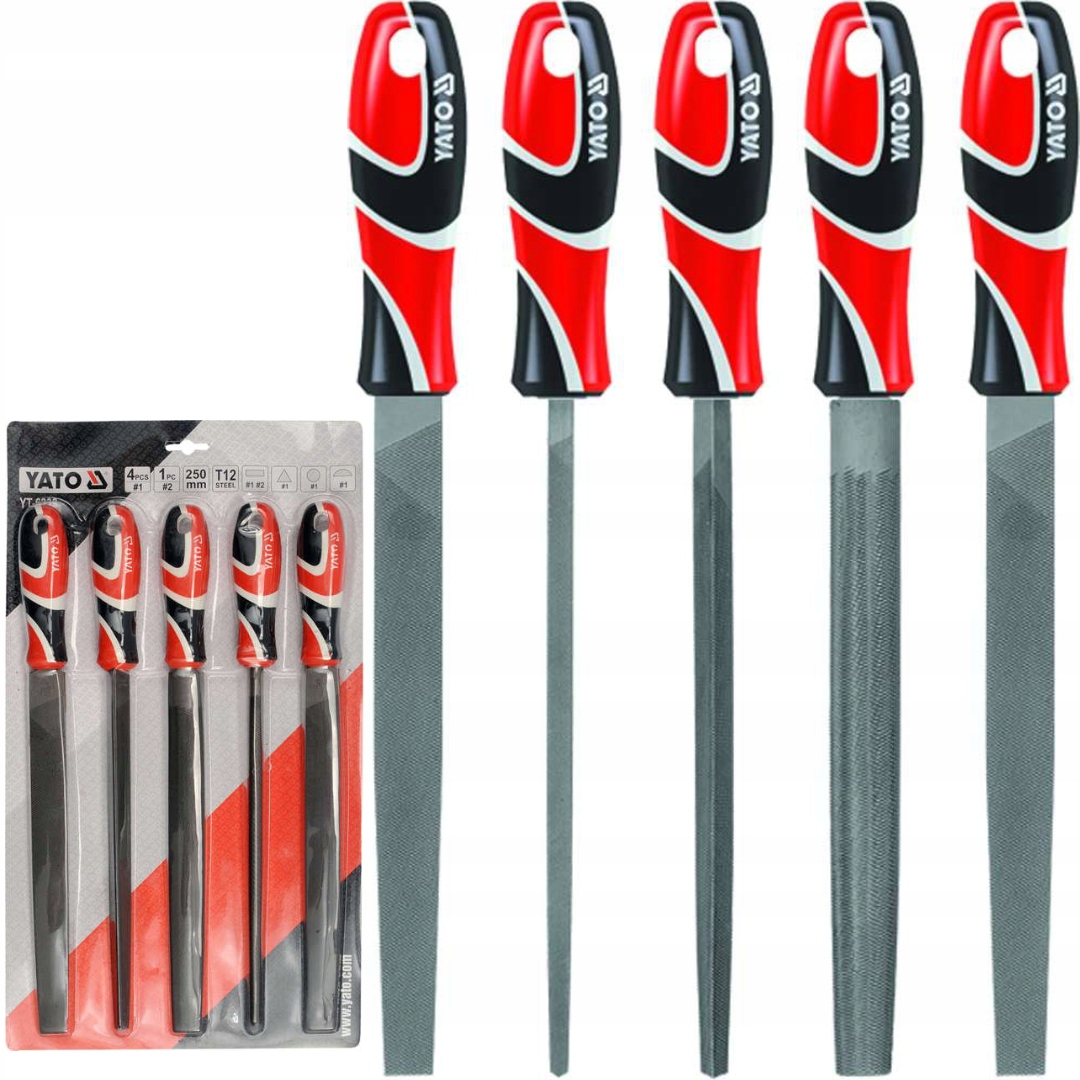 

Yato Zestaw Pilników Do Metalu 5CZ. YT-6238 250mm