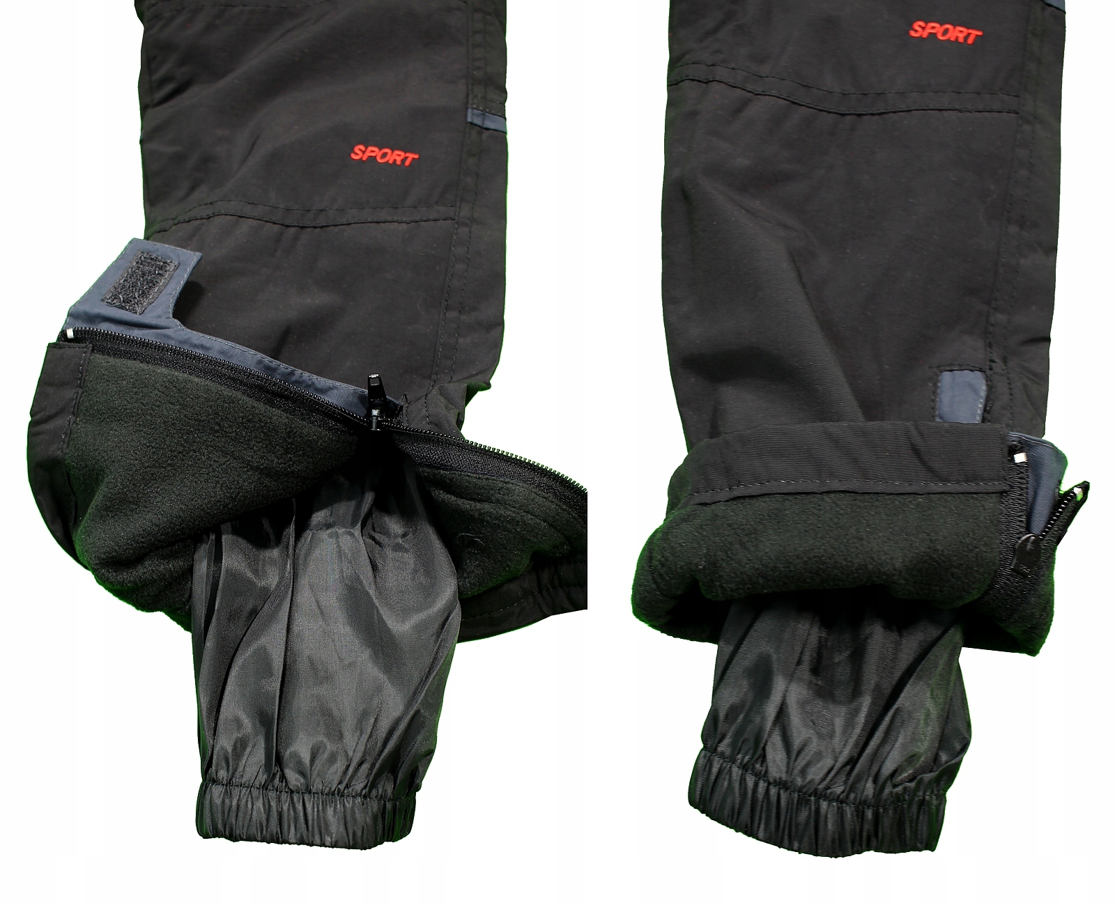 Spodnie ZIMOWE Ocieplane NARCIARSKIE Polar 122 Płeć chłopcy dziewczynki