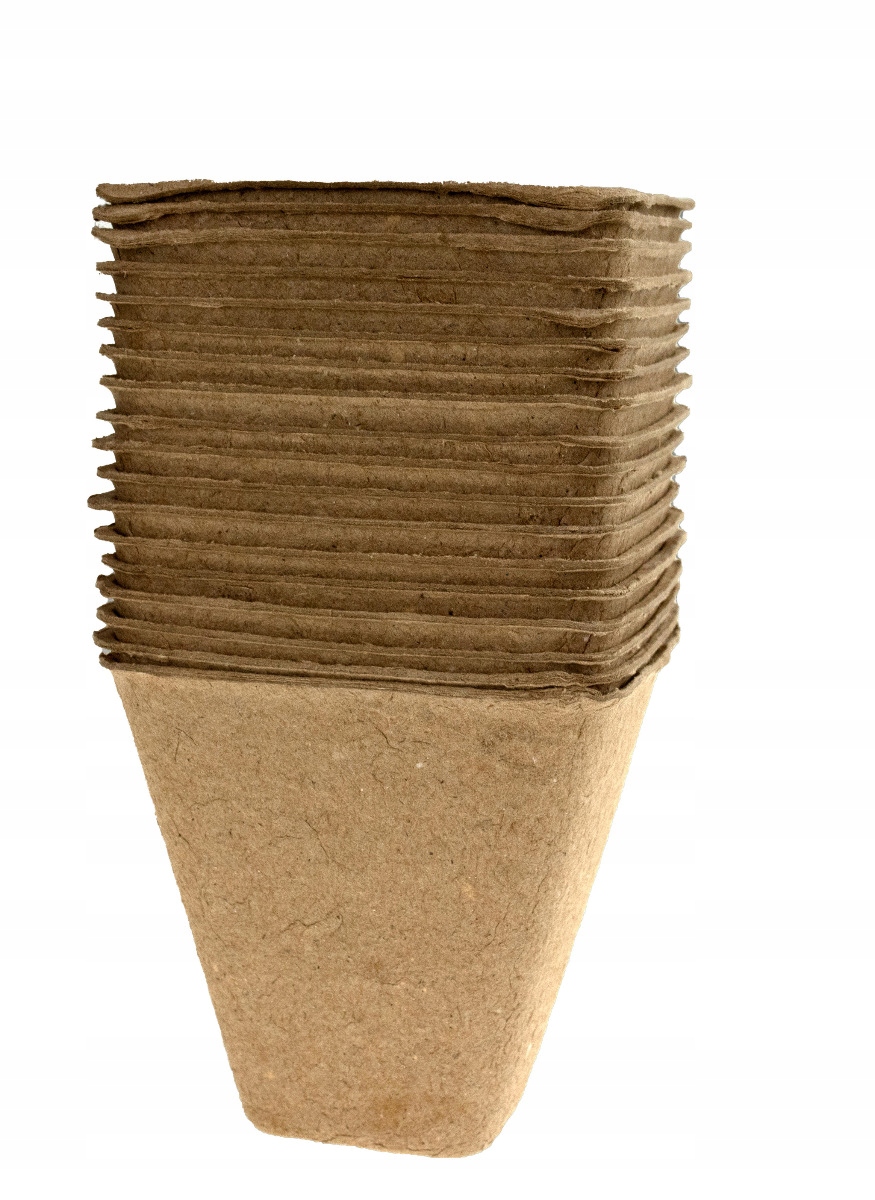 DONICZKI TORFOWE BIODEGRADOWALNE ROZSADOWE SADZONKI ROZSADY 8x8CM 18SZT. Marka Top Gift
