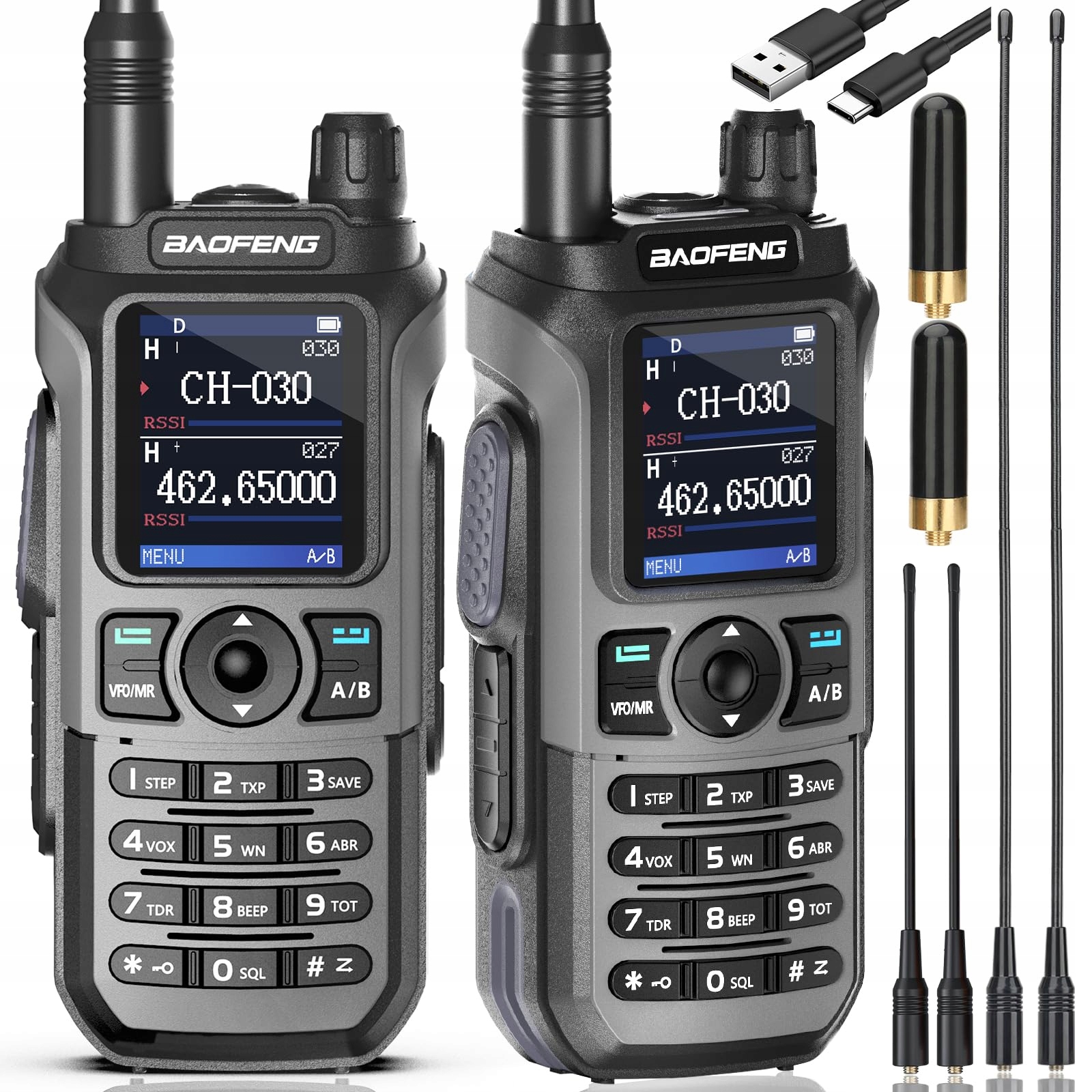 2x Rádiotelefón Baofeng UV-21 Pro vysielačka