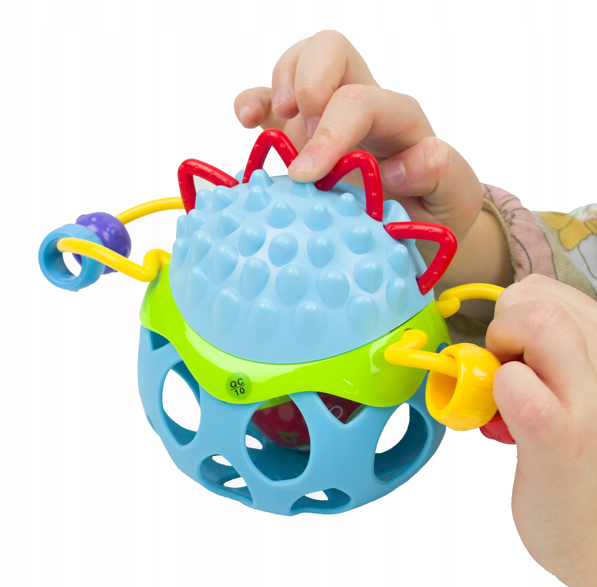 GRZECHOTKA JEŻ SENSORYCZNA ZABAWKA GUMOWY GRYZAK