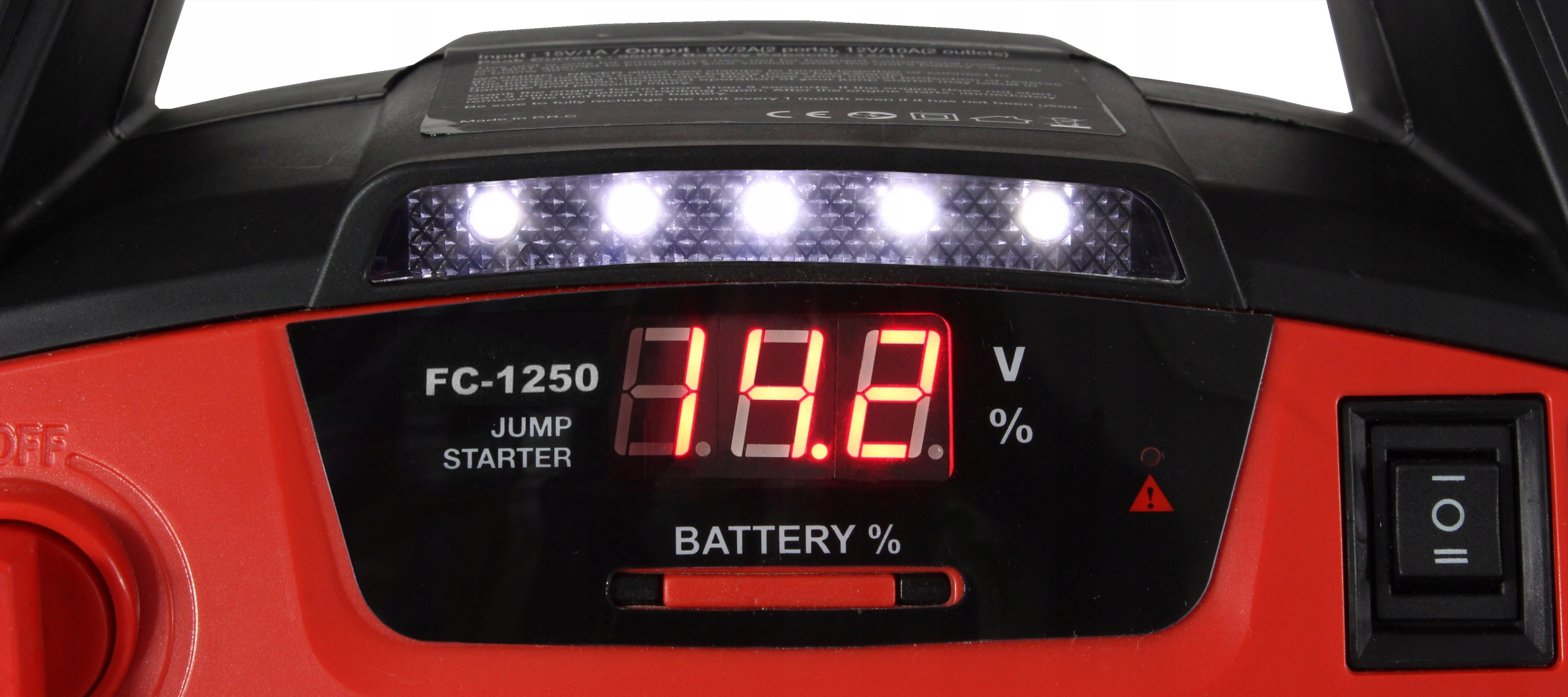 ROZRUCH 1250A 12V BATERYJNY KOMPRESOR PRZETWORNICA Brand Fachowiec