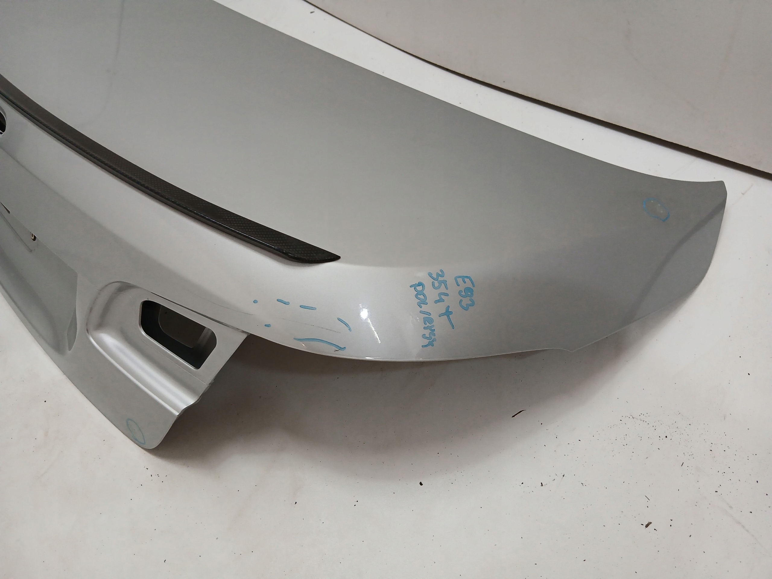 trunk door boot rear rear part BMW E93 TITANSILBER 354/7