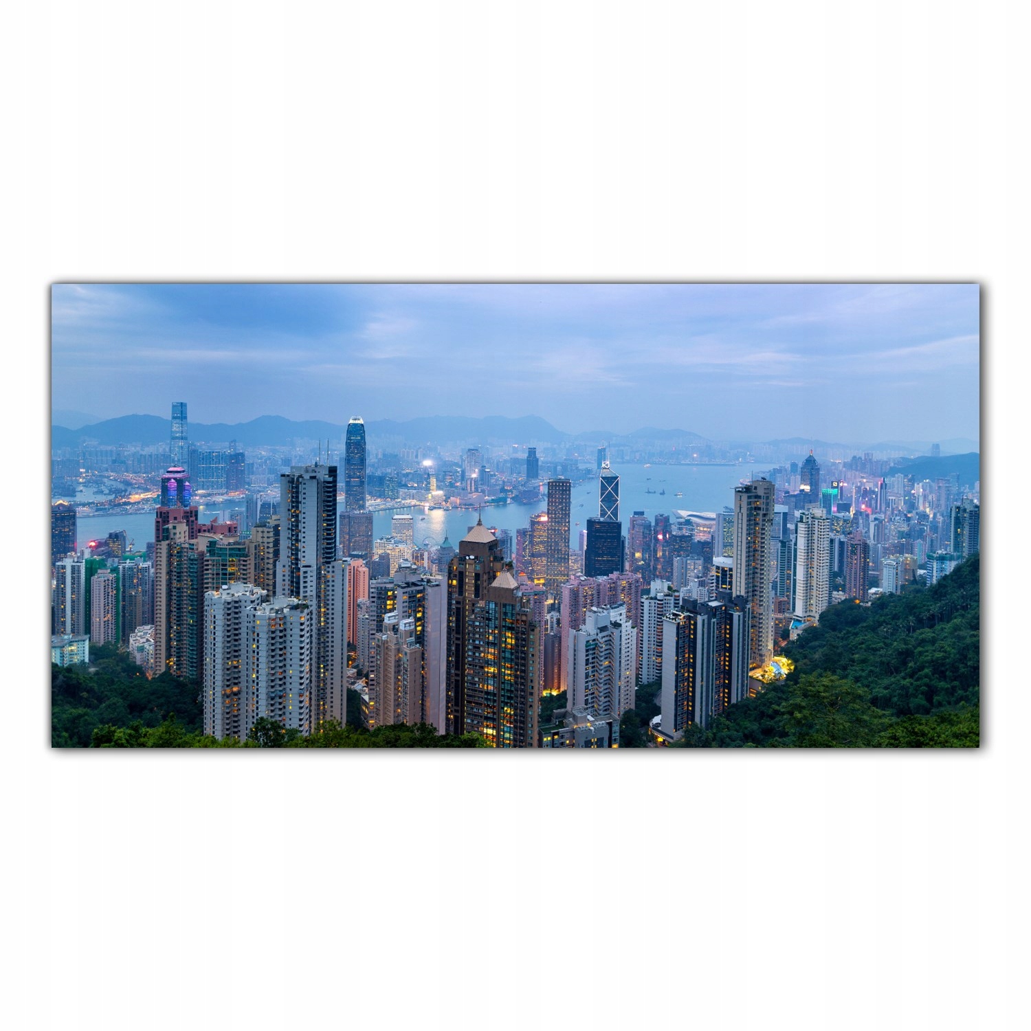 Hongkongský přístav 120x60 Panel nad kuchyňskou linku