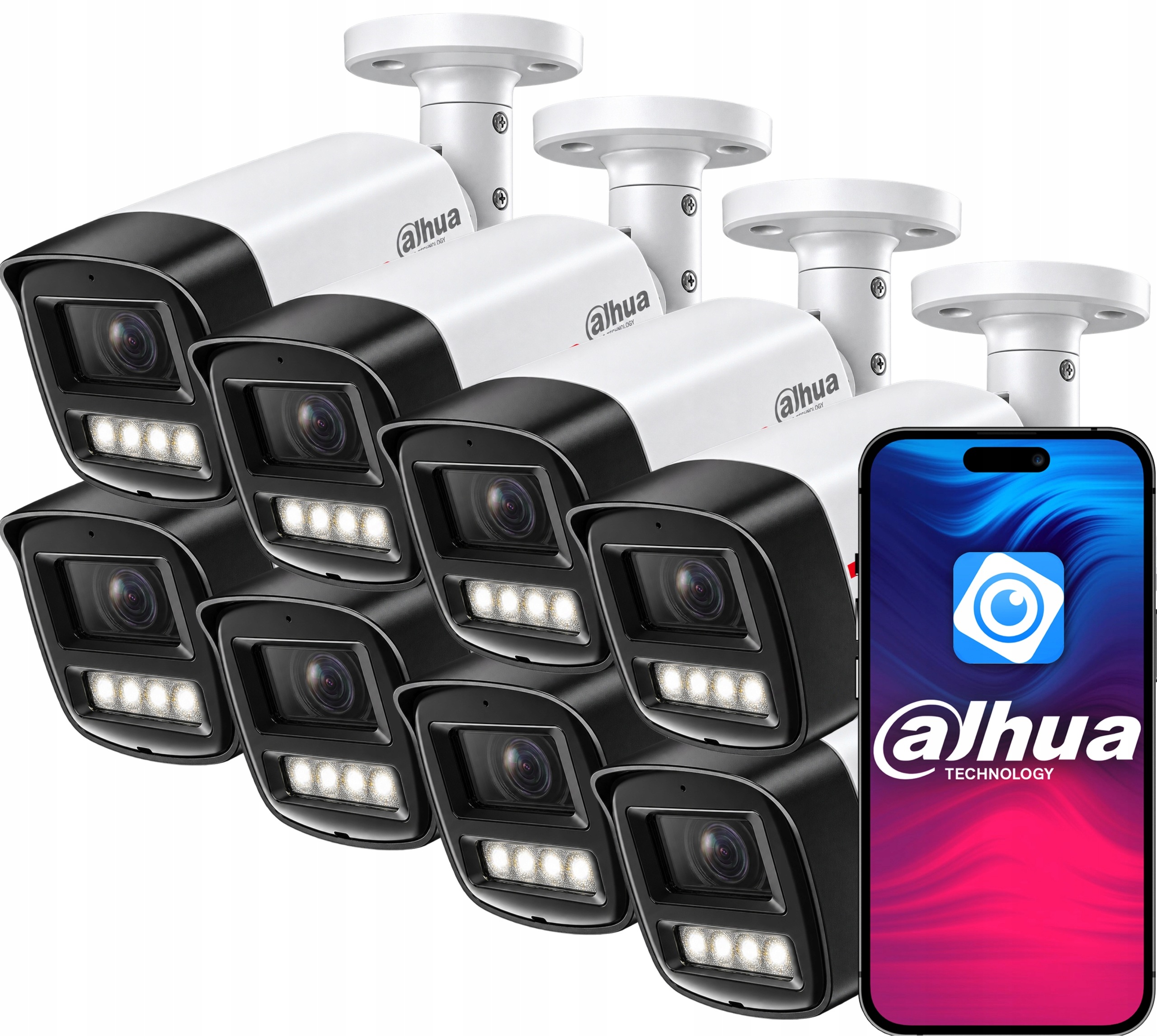 Venkovní tubusová Ip kamera 8Mpx Dahua WizColor Audio Detekce WizSense