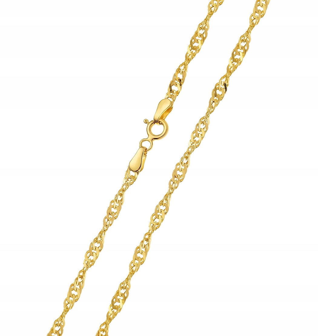 Zlatý řetízek Singapur Magic