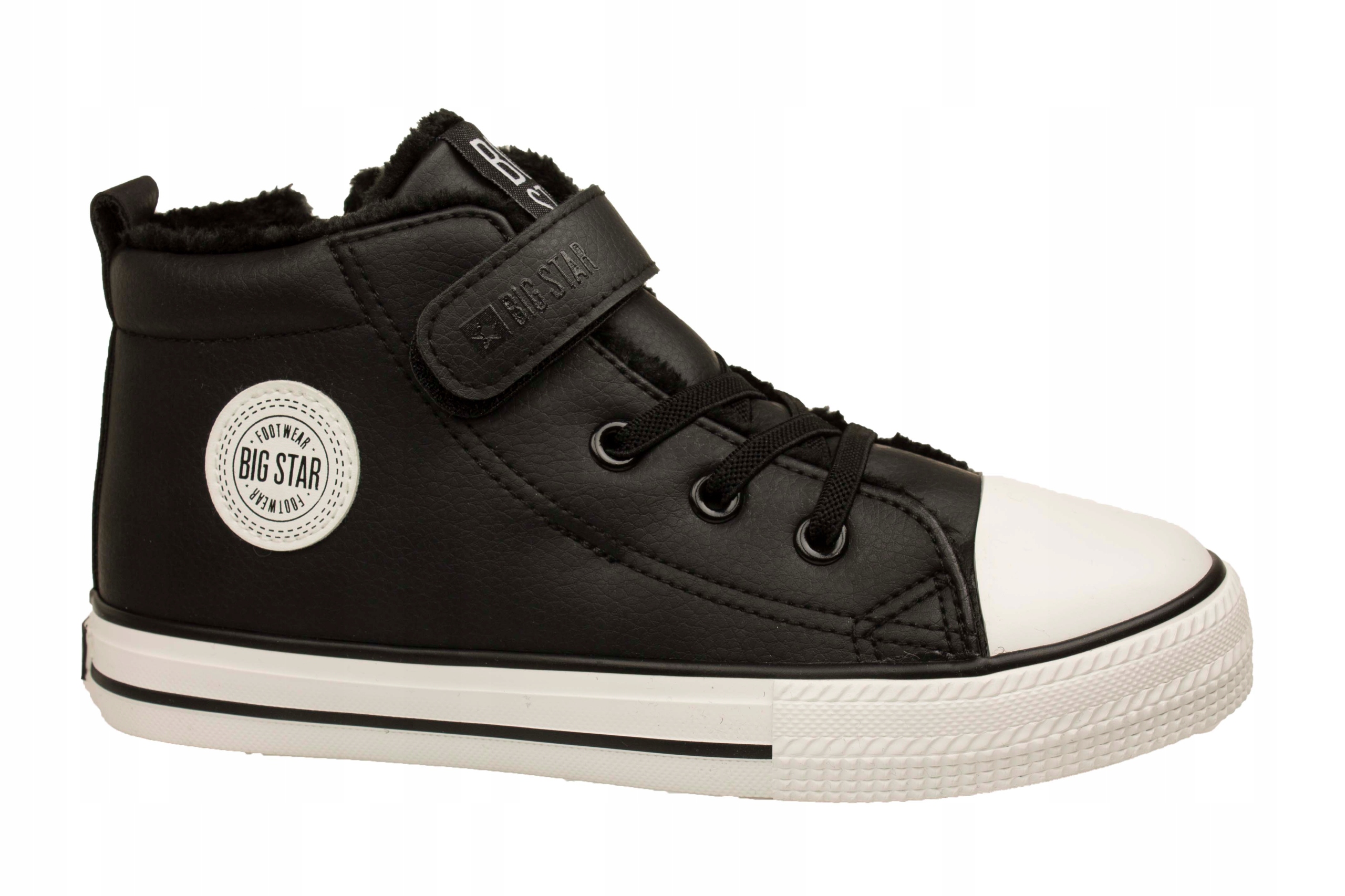 BIG STAR КРОССОВКИ ЧЕРНЫЙ РЕЗИНКИ ЛИПУЧКИ СЛАЙДЕР K678 32