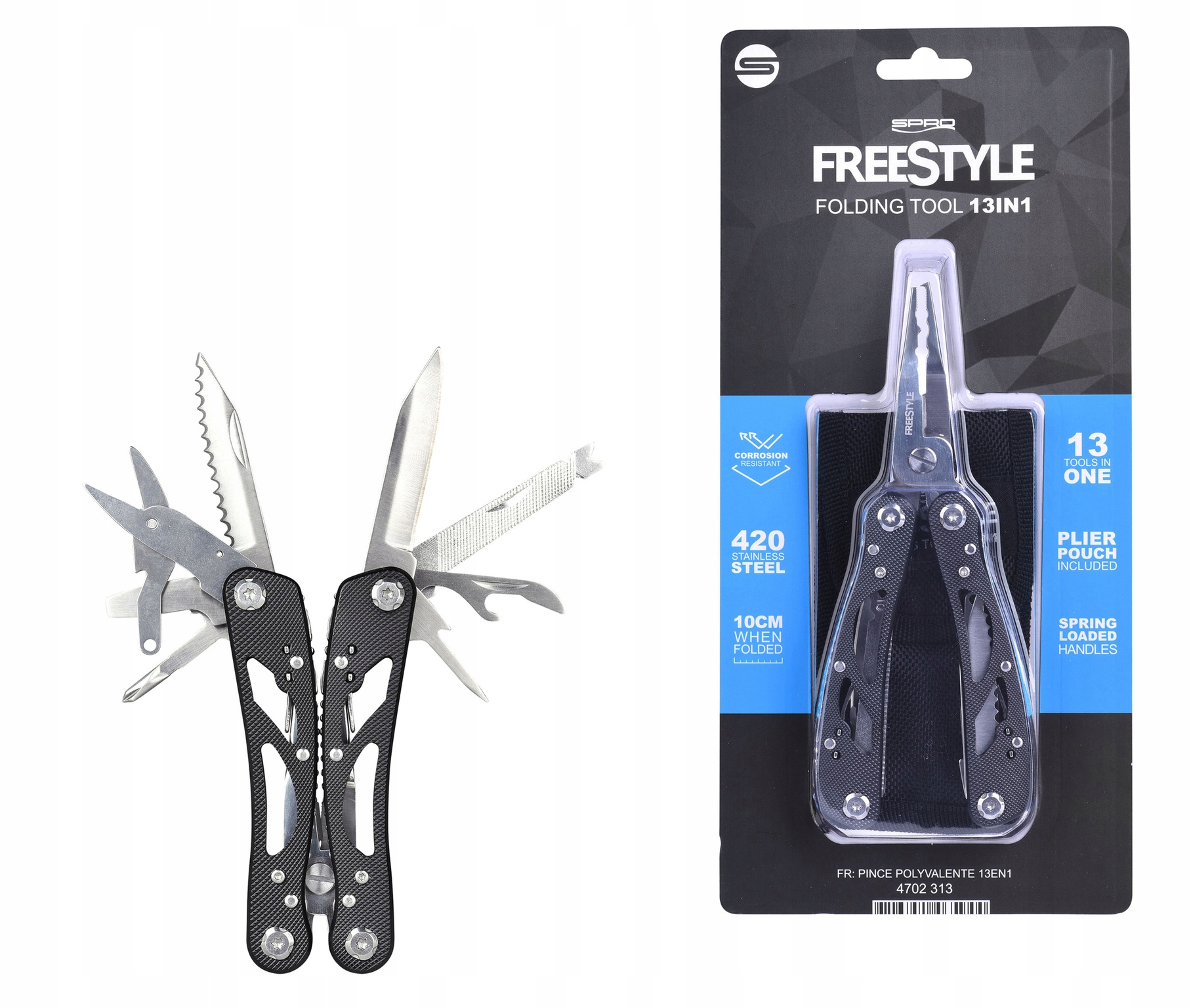 Kleště Spro Freestyle Folding Tool 13v1