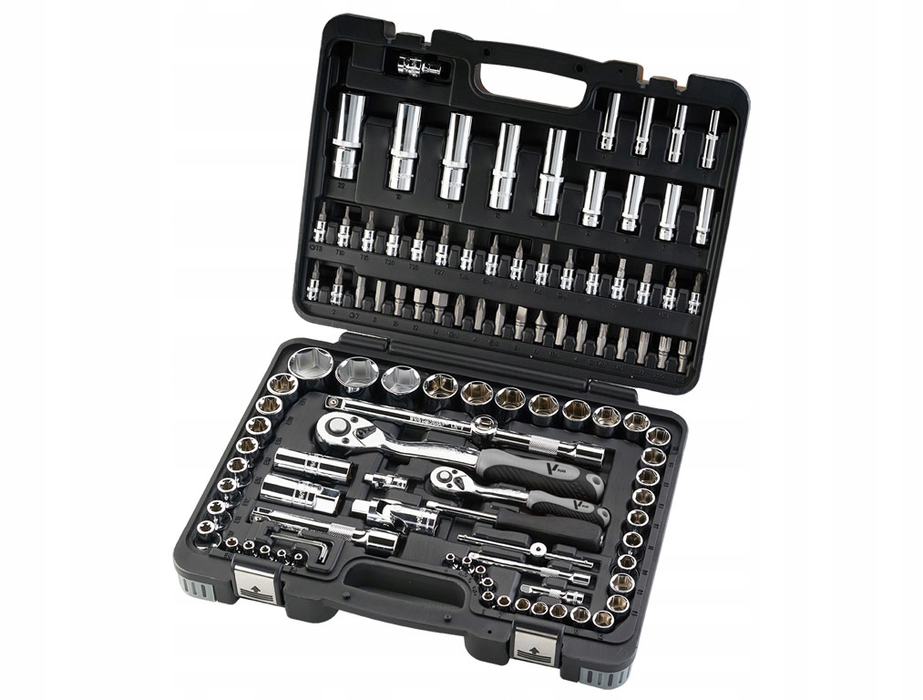 Sada Nástrčných Klíčů 1/4”+1/2” 108 Ks V-plus