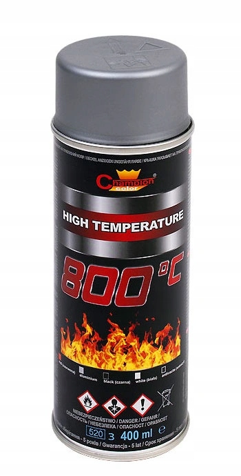 Champion Emalia Żaroodporna Aluminium +800st 400ml