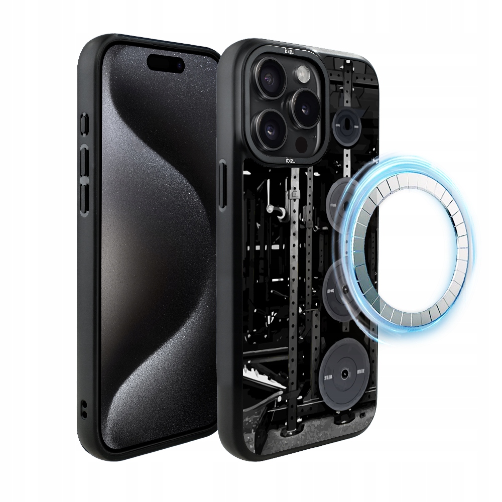 Pouzdro pro iPhone 15 Pro Ibizu DropGuard Matt s MagSafe, Železná stanice