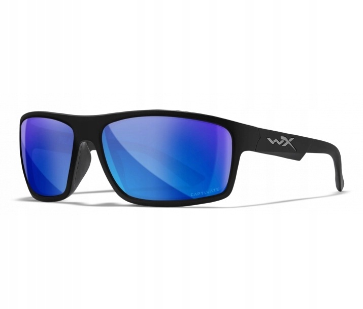 Okulary Wiley X Peak Captivate Blue Mirror Matte Black Frame XL