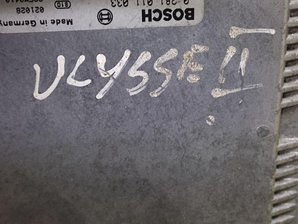 FIAT ULYSSE II control unit of the engine 0281011033