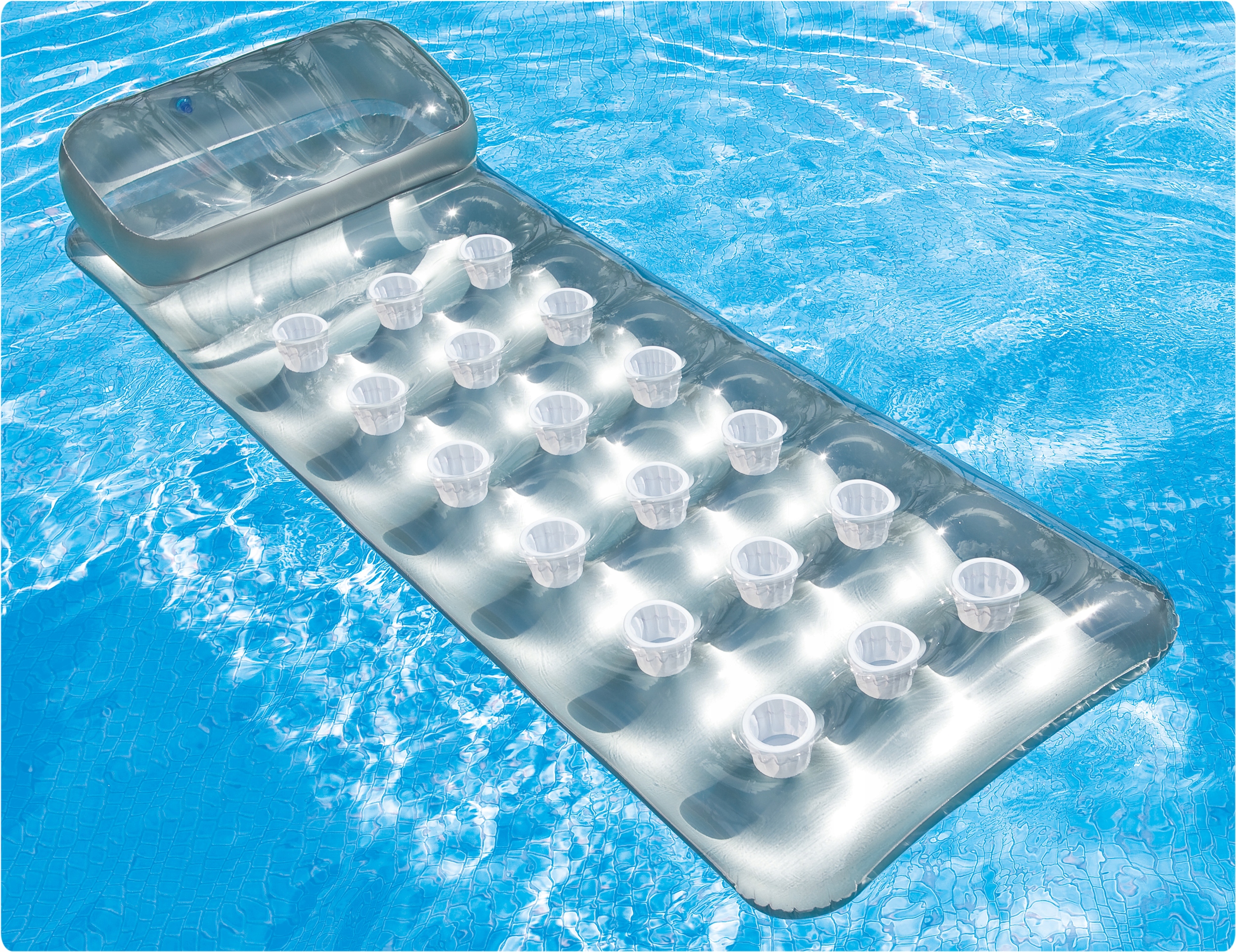 WYGODNY MATERAC DMUCHANY PLAŻOWY 183cm INTEX 58894 Marka Intex