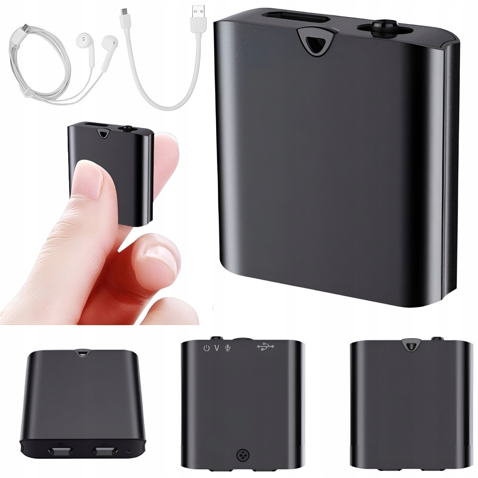 Nejmenší špionážní štěnice 8 Gb diskrétnost vysoká kvalita 3 cm malý