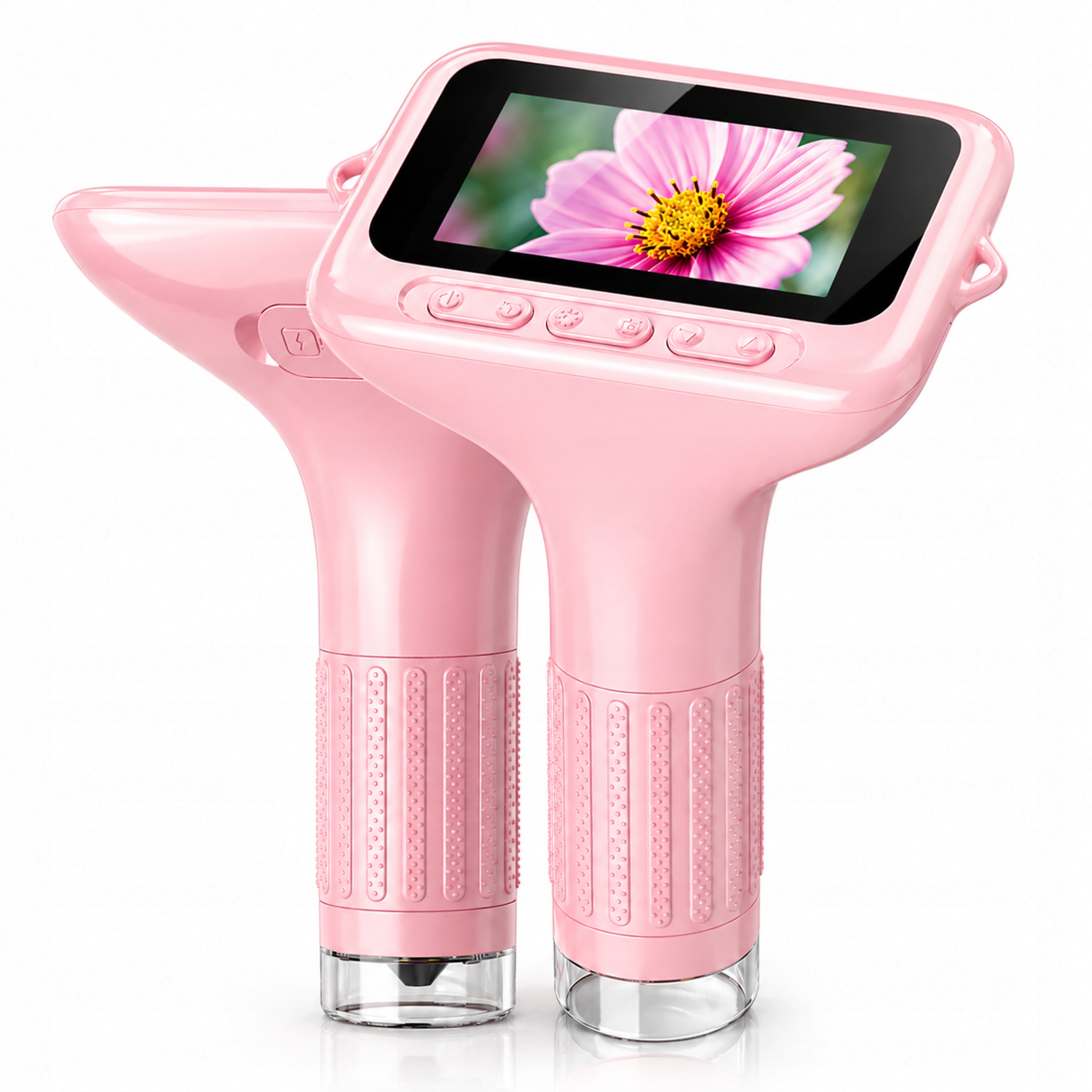 Cyfrowy mikroskop przenośny Led 1000X ekran 3" Hd LCD 2MP dla dzieci