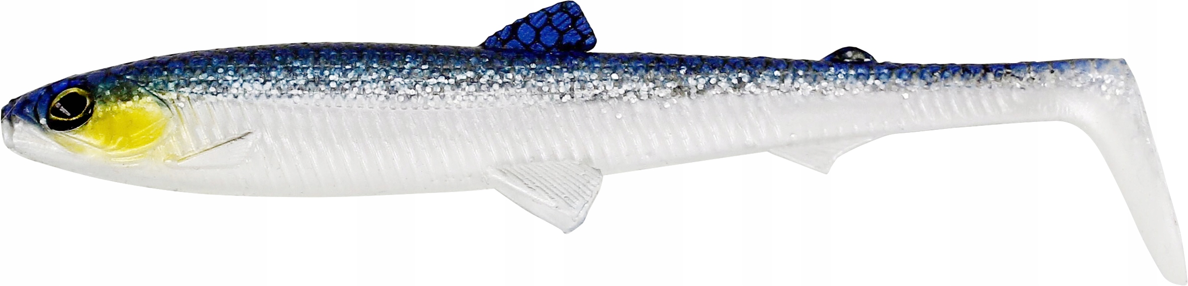 Westin BullTeez Shadtail 9,5cm 7g Blue Headlight