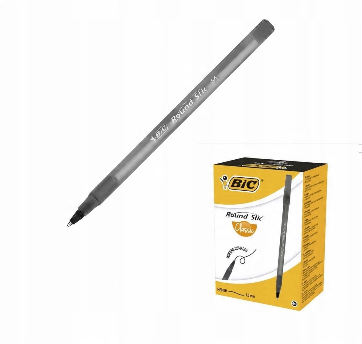 

Długopis Bic Round Stick czarny 60 sztuk
