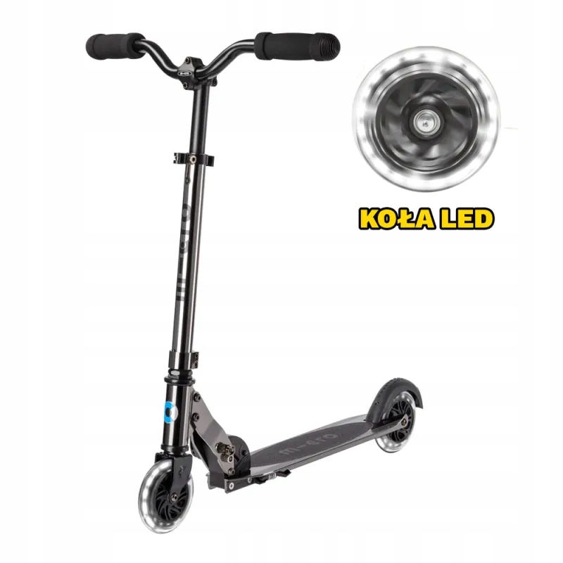 Hulajnoga Micro Sprite Led Neochrome Black SA0243