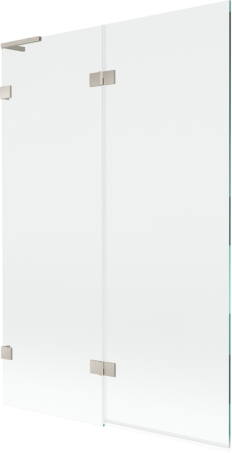 Mexen Lunar L vanová zástěna 2-křídlová levá 120 x 150 cm, transparentní, k