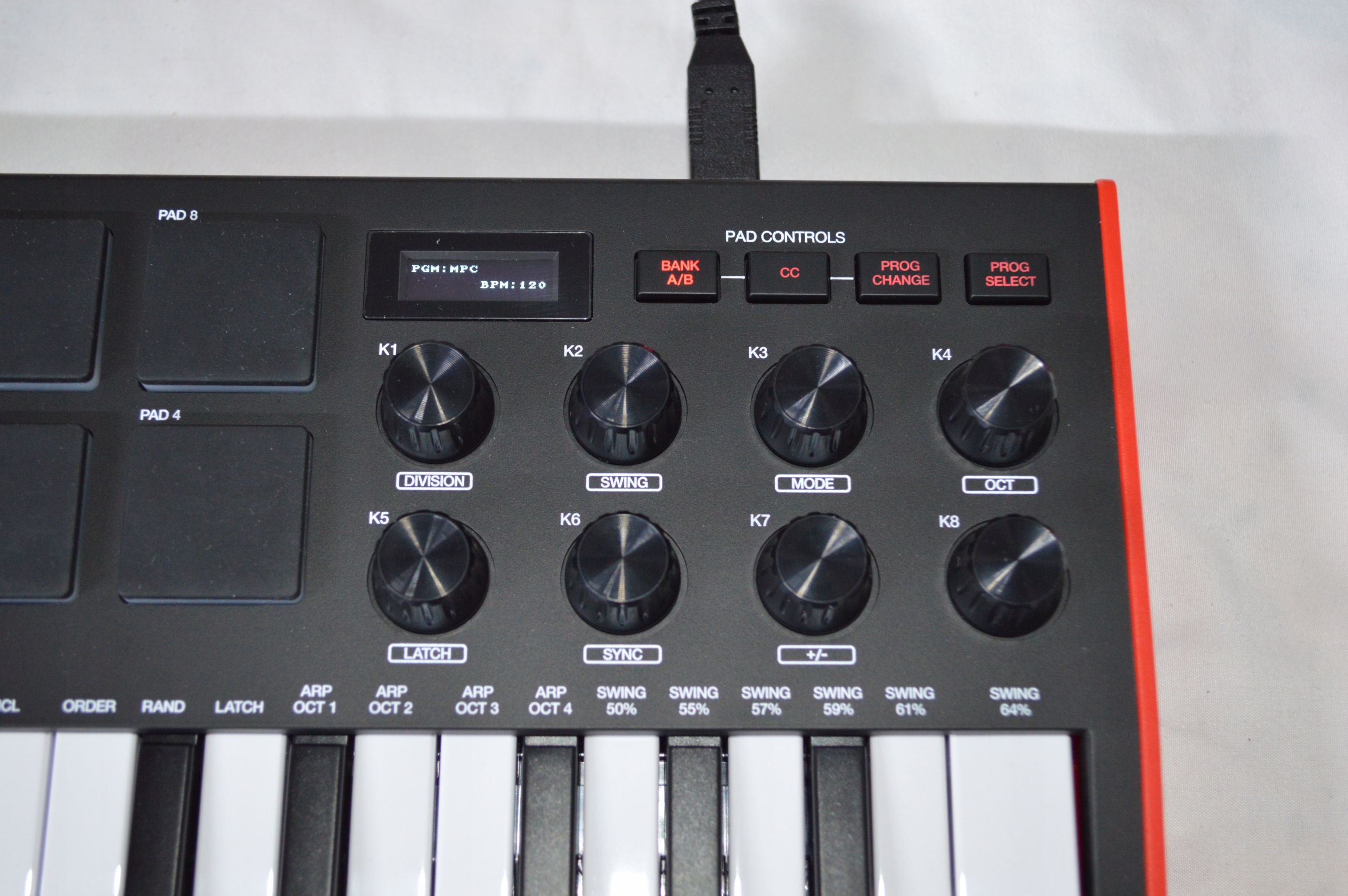 Akai MPK Mini MK3 klawiatura sterująca Informacje o bezpieczeństwie CE