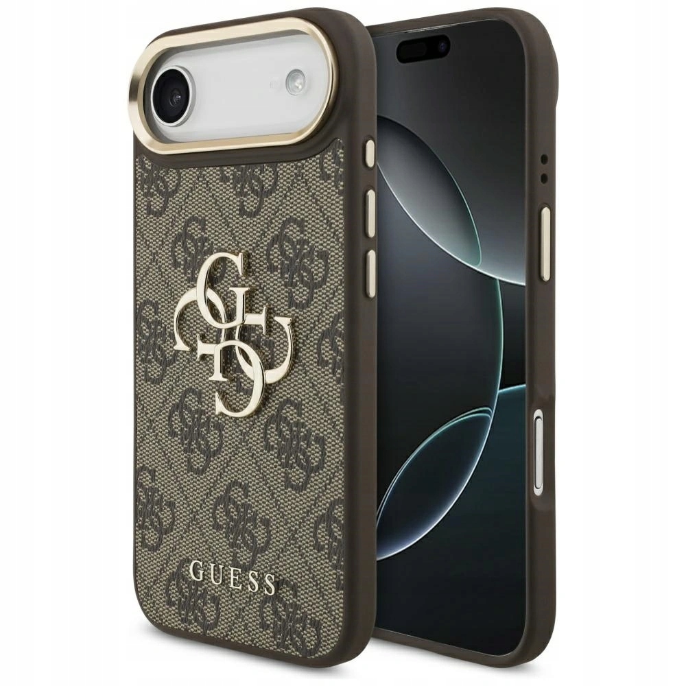 Pouzdro Guess 4G Big 4G Classic Logo pro Apple iPhone Air bronzově zlaté